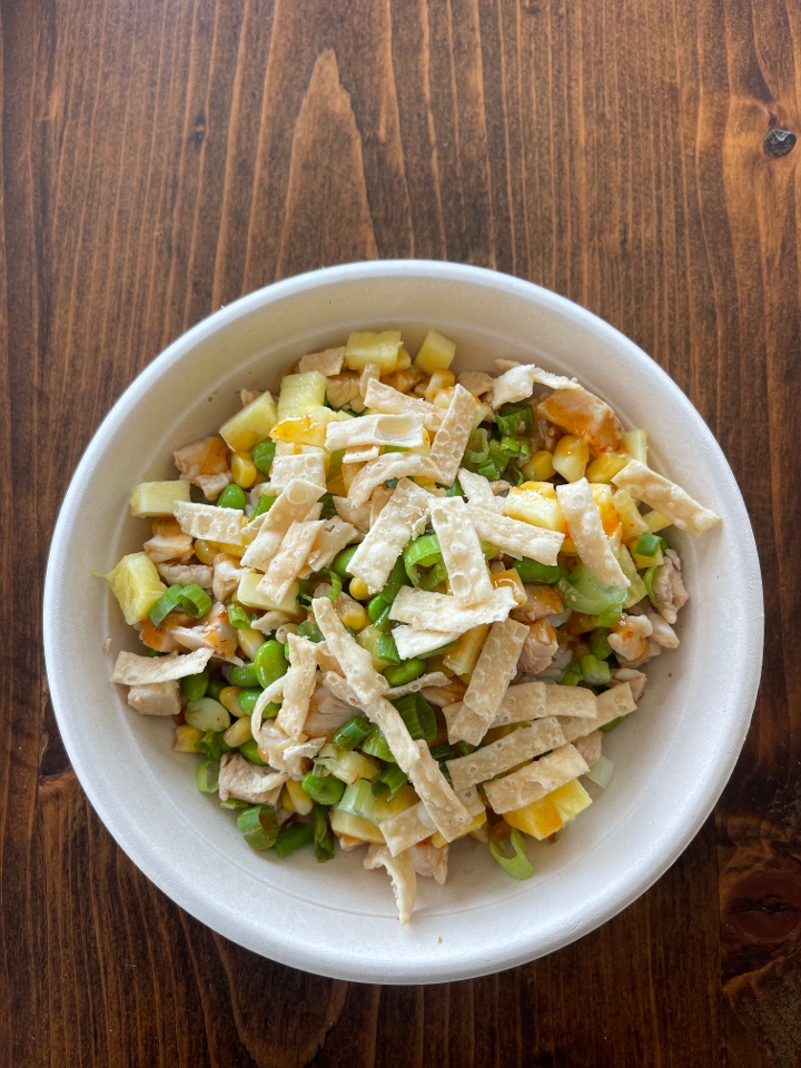 Chicken Bowl at Island Fin Poké Co. Beachwalk