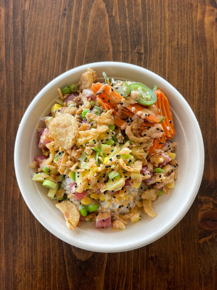 Ahi Tuna Bowl at Island Fin Poké Co. Beachwalk