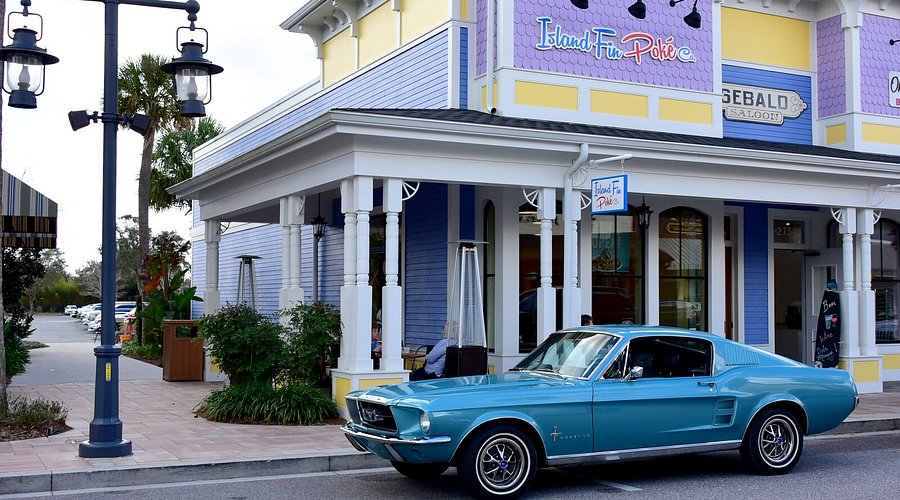 Island Fin Poké Co. Beachwalk storefront in St. Johns, Florida